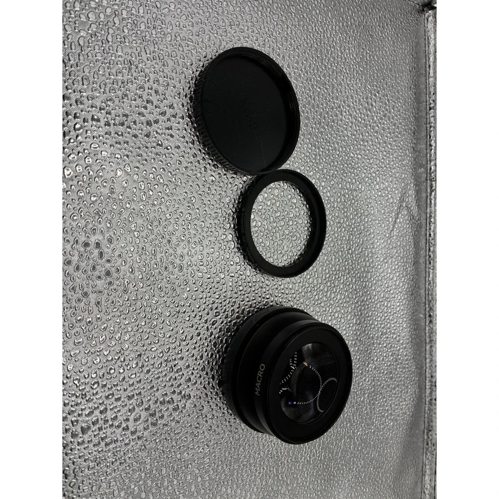 Polaroid Studio Series .43x Wide Angle Macro Lens 52mm with 58mm Adapter Black